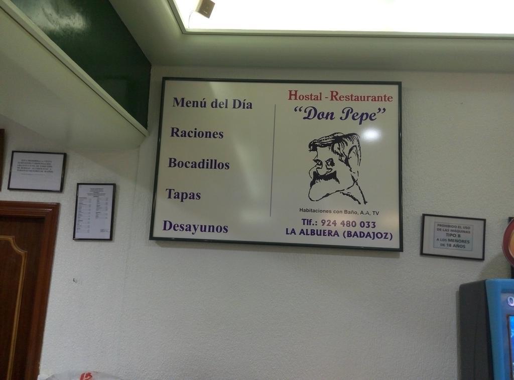 Hostal Don Pepe La Albuera Εξωτερικό φωτογραφία